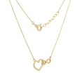 thumbnail image 3 of Cadena Gargantilla Dama Corazón Infinito Oro Sólido 10k amarillo 00, 3 of 7