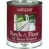 Valspar 1000 Porch and Floor Oil Enamel Paint, 1 qt, 500 sq-ft/gal, Tint Base