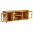 thumbnail image 4 of vidaXL TV Stand 47.2"x13.8"x18.9" Solid Wood Oak, 4 of 8