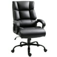 thumbnail image 1 of Vinsetto Ergonomic Office Chair Adjustable Height PU Leather Rocker Swivel, 1 of 10