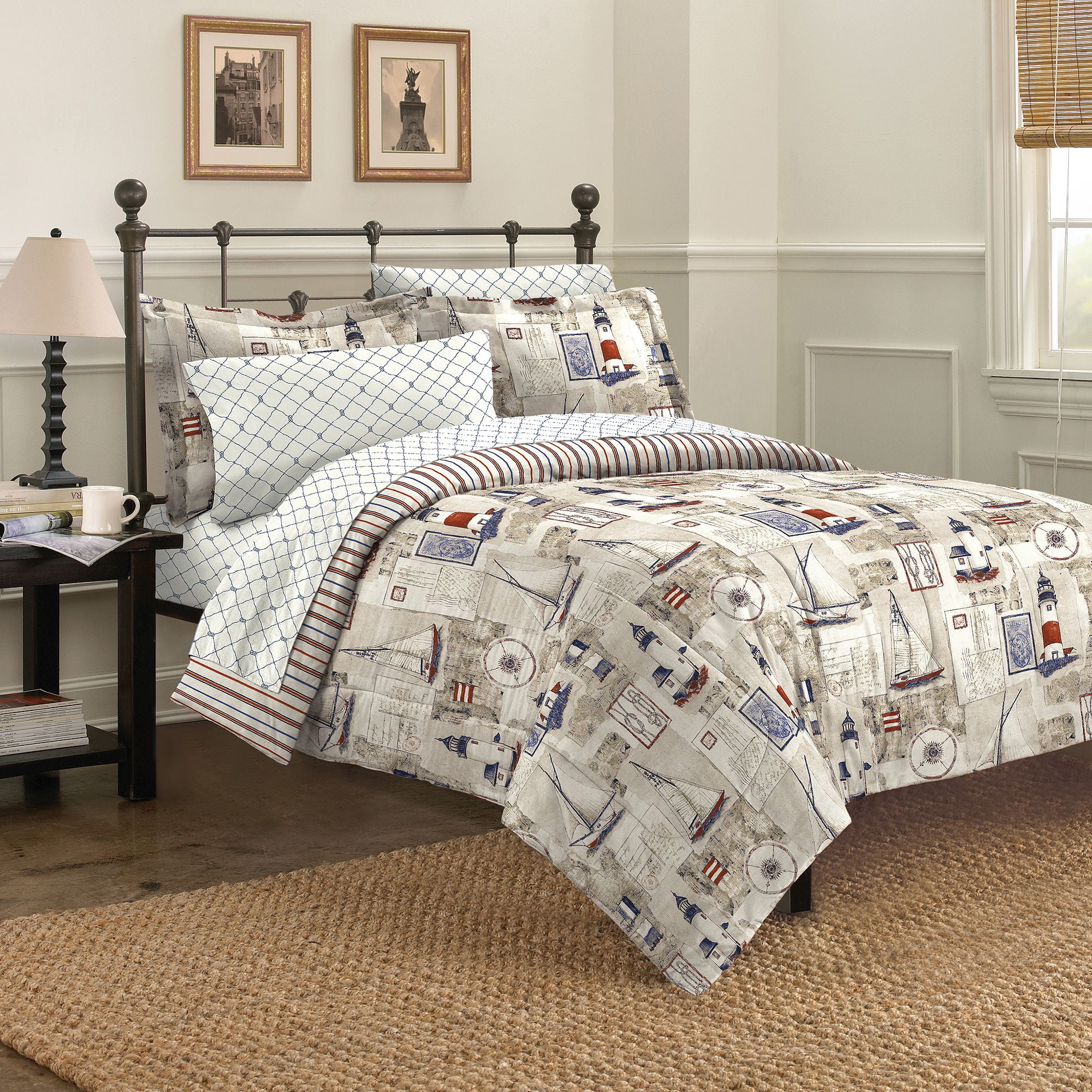 Free Spirit Cape Cod Bed In A Bag Bedding Set Com