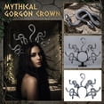 thumbnail image 2 of Halloween Medusa Snake Headband Spooky Themed Dress Accessory for Themed Events Gothic Party Wear Halloween Party Supplies 1 Piece, 2 of 3