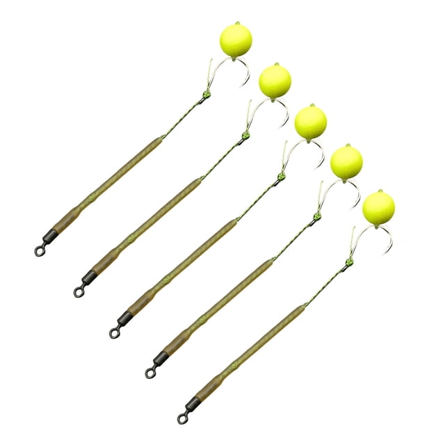 ZZHZGZ Clearance Sale Tied Up Rig Short Hook with High Buoyant Floating Size Tackle 5Pcs High Steel Hooks