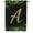 Letter A, variant on America Forever Christmas Monogram House Flag Letter H 28 x 40 inches Double Sided, Shiled , Pinecones Xmas Seasonal Outdoor Decor, Holiday Outside Yard Decorations