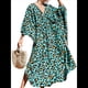 thumbnail image 1 of Vestido Caftán con Estampado Animal para Mujer, Talla Grande, para Playa, Verano 2025 Leopardo Azul Talla Única, 1 of 10