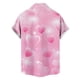 thumbnail image 4 of Blusa y camisa de manga corta con cuello vuelto para hombre, blusa informal de moda con cuello vuelto, blusa estampada de manga corta con botones, blusa de poliéster para hombre, 4 of 6