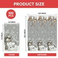 thumbnail image 2 of Sm:)e Let it Snow Snowman Christmas Paper Napkins 100pcs Winter Disposable Decorative Guest Napkins, 2 of 7