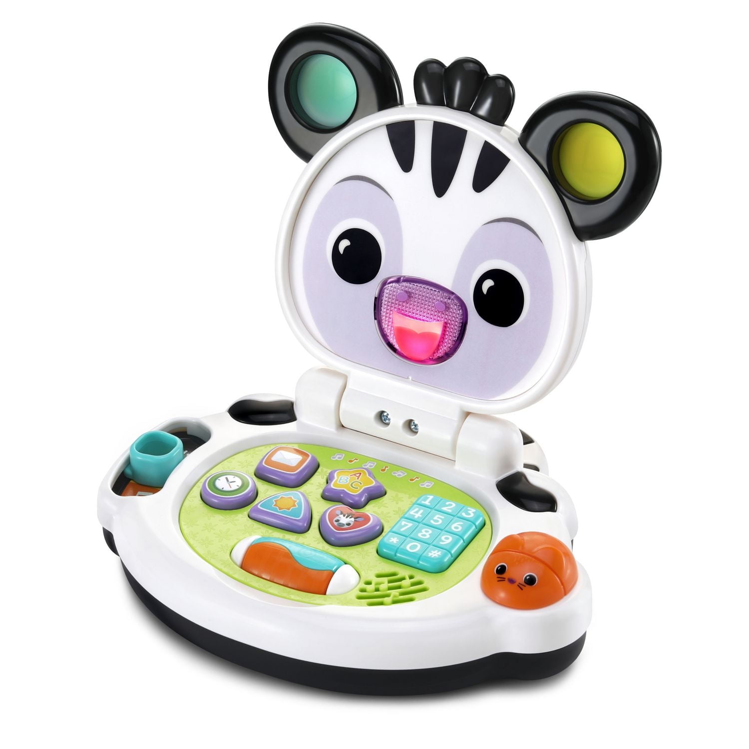 VTech Baby Lil’ Zebra Laptop Interactive Activity Toy for Infants - French Version