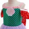 thumbnail image 4 of Lstmmwd Girls Princess Mermaid Costume Cosplay Party Dress, 4 of 7
