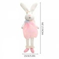 thumbnail image 2 of BESTSKY Easter Bunny Plush Toys Decorations Cute Animal Bunny Stuffed Doll Easter Basket Stuffers Easter Party Favors Gift for Girls Boys, 2 of 4