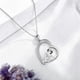 thumbnail image 3 of Fashion Creative Pug Heart Pendant Necklace for Women Cute Pet Dog Perfect Birthday Anniversary Jewelry Gift for Dog Lovers, 3 of 5