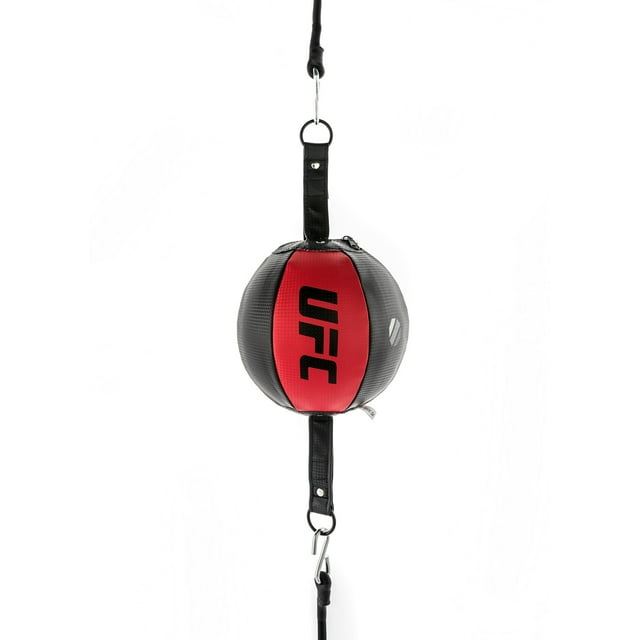 UFC Double End Bag Black and Red Speed 2lb Punching Bag for Boxing