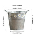 thumbnail image 2 of Iron Retro Hanging Bucket for Dried Flowers Stylish Decorative for Home, 2 of 2