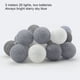 thumbnail image 1 of Kearding Guirnalda de bolas de algodón LED, guirnalda de luces navideñas, cuerdas de iluminación para vacaciones al aire libre, boda, fiesta Type4 NO4, 1 of 6