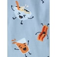 thumbnail image 3 of The Children's Place Baby And Toddler Boys Long Sleeve Breakfast Snug Fit Cotton PJs, Sizes 12M-6T, 3 of 3