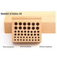 thumbnail image 3 of Hand- DIY Beech Tool Rack to Make Leather Tools for Leather Work to Make Punching Tool Storage Rack, 3 of 5