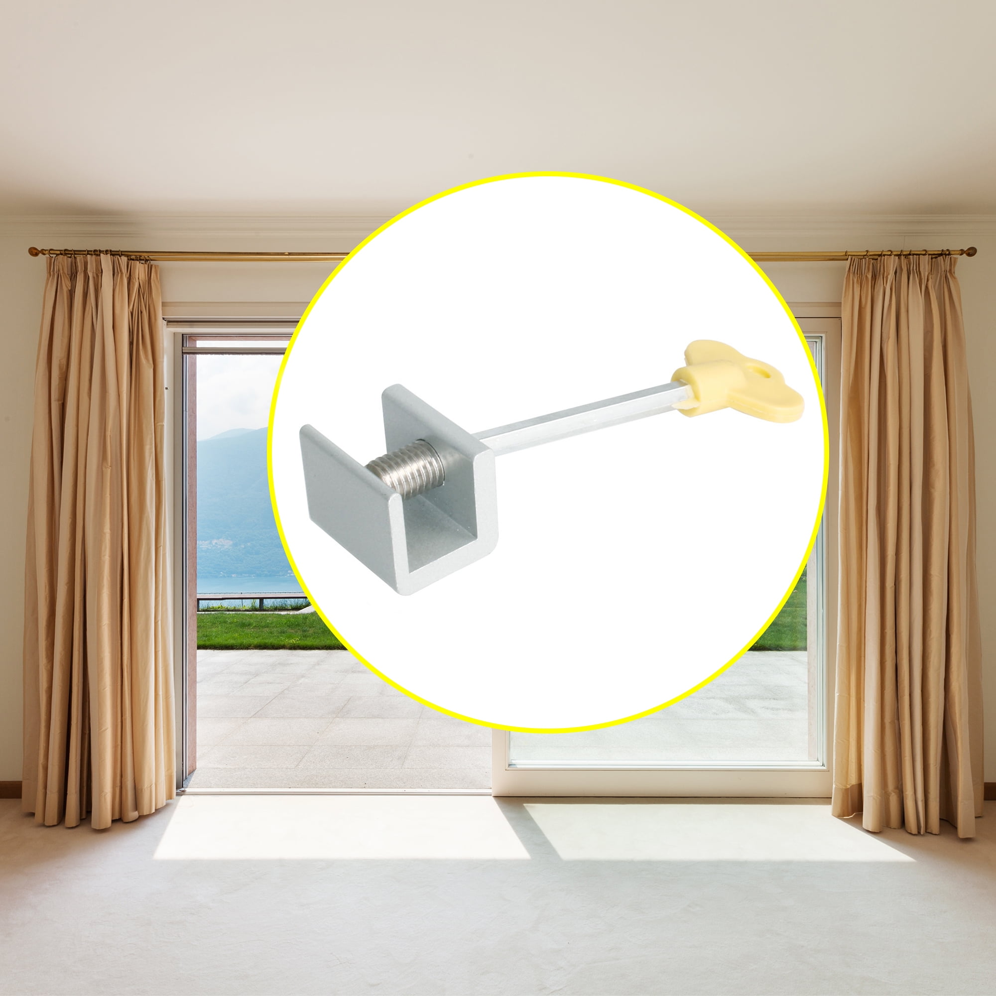 Aluminum Alloy Sliding Window Locks Adjustable Transom Window Door