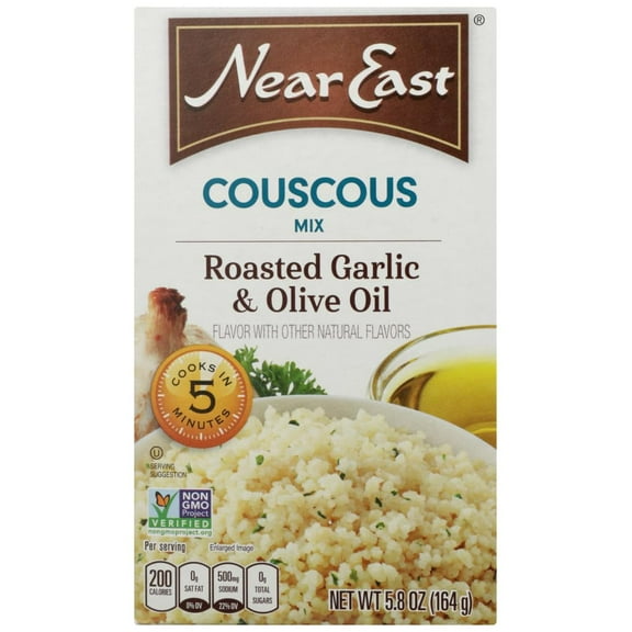 Couscous, Roasted Garlic  Olive Oil Mix, 5.8oz Box (Pack of 4)