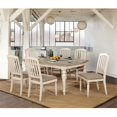 thumbnail image 4 of Furniture of America Chaise d'Appoint Bergerling (Lot de 2) en Blanc, 4 of 4