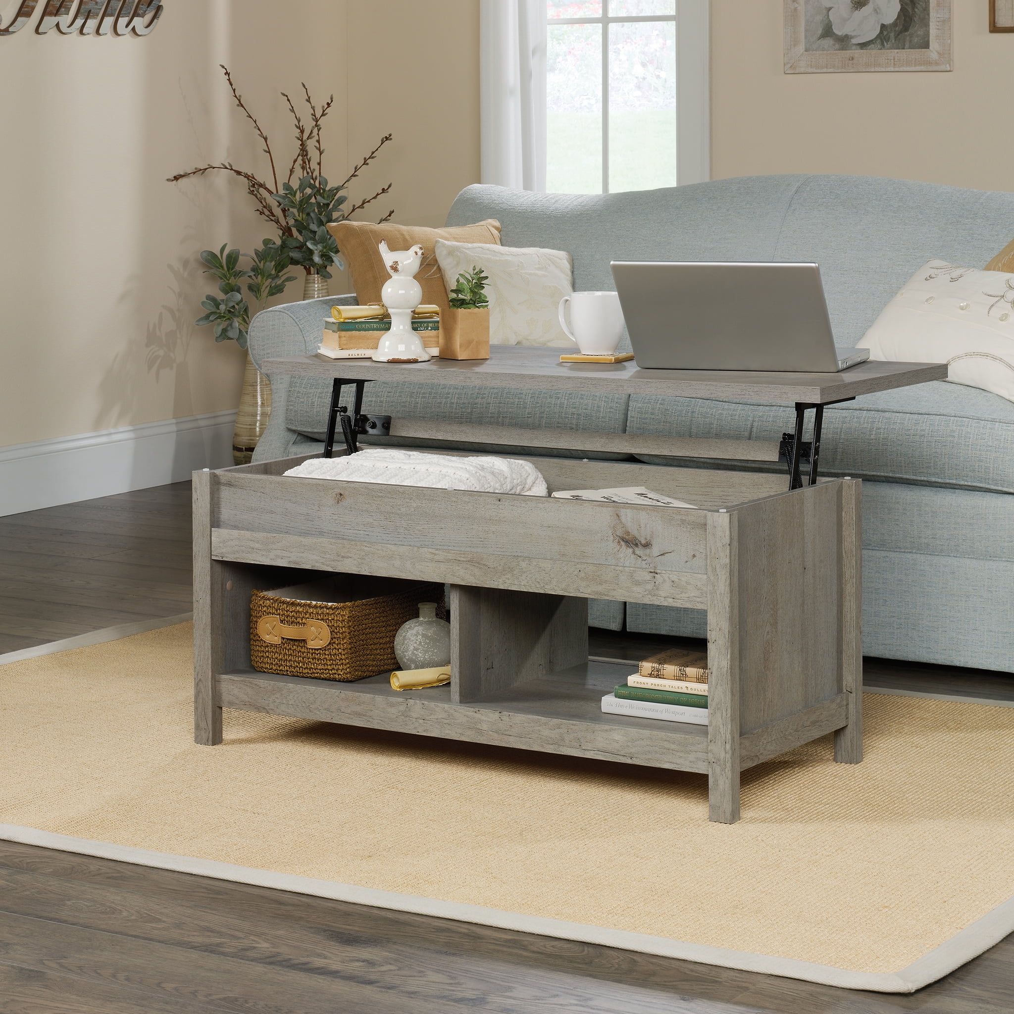Sauder Cannery Bridge Lift-Top Coffee Table, Multiple Finishes