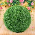 thumbnail image 2 of Mdesiwst Artificial Plant Uv-resistant Plant Topiary Ball Decoration Faux Ball for Outdoor Backyard Porch for Office, 2 of 10