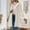 Beige, variant on Ofreoo Women's Solid Fall And Winter Long Sleeve Cardigan Fashion Coat Tops Deal of the Week