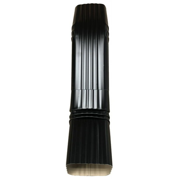 Aluminum Offset Downspout Elbow (3x4 A, BLACK)