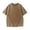 Brown, variant on YLSDY Men's Oversized Cotton T-Shirts Loose Fit Vintage Washed Tee Unisex Short Sleeve Casual Shirts Tops Purple XXL
