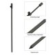 thumbnail image 3 of Pesca 48-75 cm Extendiendo Aleació de aluminio Banco de Pesca Banco de Pesca Coda de Pesca Capa de Pescado para la Alarma de Mordedura, 3 of 7