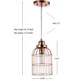 thumbnail image 3 of Safavieh Cannelle Adjustable Classic Solid Caged Pendant, Copper, 3 of 4