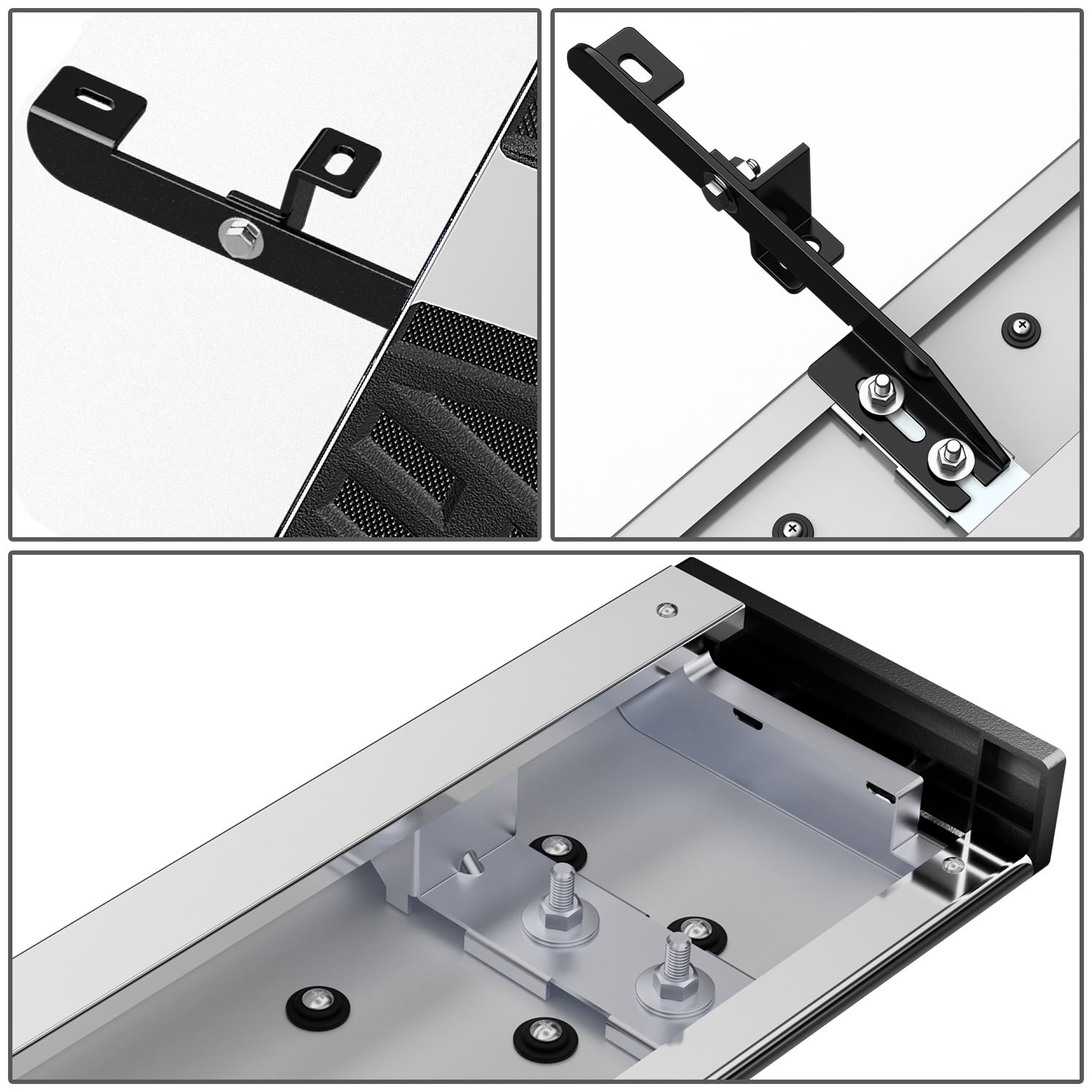DNA Motoring 6.5" Side Step Nerf Bars Running Boards for 2014-2023 Jeep Cherokee
