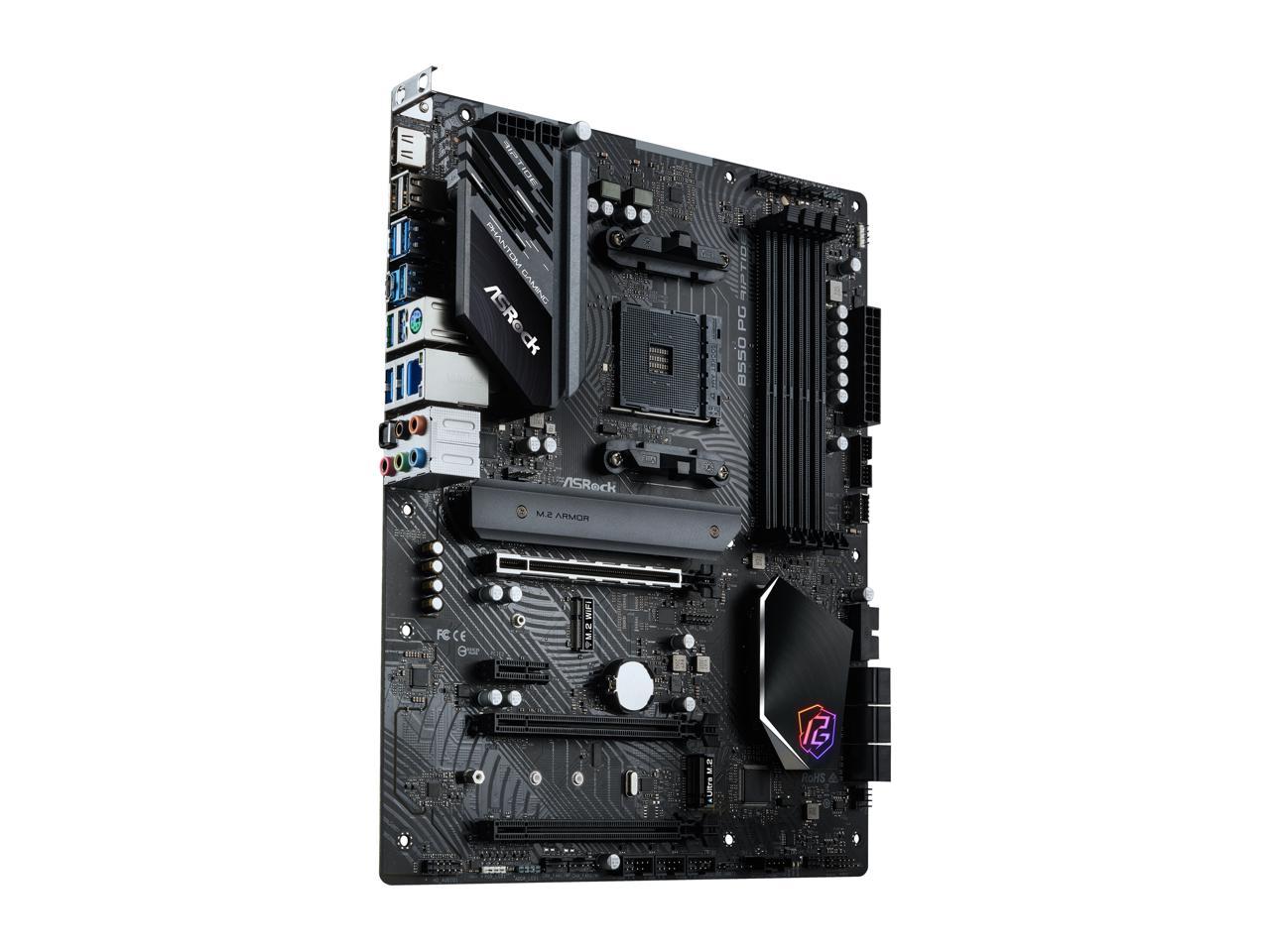 ASRock マザーボード B550 PG Riptide AMD Ryzen 5000 シリーズ CPU ( Soket AM4 ) 対応 e-TREND｜ASRock B550M PG Riptide [AMD B550⁄Socket AM4⁄DDR4⁄USB 3.1