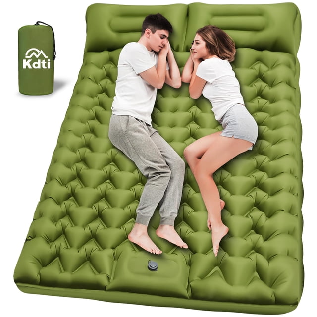 Colchoneta inflable Kdti doble para 2 personas con bomba