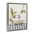 thumbnail image 4 of Stupell Industries Crisp Cottage Bathroom Bath & Laundry Painting Gray Floater Framed Canvas Art Print Wall Art, 17 x 21, 4 of 10