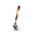 thumbnail image 3 of GBS Shaving Razor Stand. Single Razor Cone Style Holder. Heavy Duty Chrome Base Protective Bottom. Fits Most Name Brand Razors. Manual, 5 and 3 Blade. Polished Steel Matches Any Grooming Supplies, 3 of 3