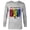 Athletic Heather, variant on Marvel Avengers Christmas Family Trip Merry & Bright Dad - Long Sleeve T-Shirt for Men - Customized-Athletic Heather