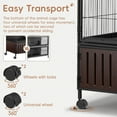 thumbnail image 3 of Ataucjin 60" Large Metal Ferret Cage, 3-Level Chinchilla Cagewith Wheels, Multi-Level Small Animal Habitat for Chinchilla/Guinea Pig/Rats, Lockable Doors, Ramps, Hammock & Storage Cabinet, 3 of 7