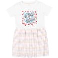 thumbnail image 3 of Inktastic 250 Years of Freedom-usa Fourth of July Fireworks Girls Toddler Dress, 3 of 5