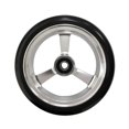 thumbnail image 3 of RIANTWHEEL , 5.0 X 1.0 Pouces, Roues en PU, Roulettes de Fauteuil Roulant, Jante en Aluminium, une Paire (Argent), 3 of 4