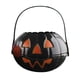 thumbnail image 5 of Cubo de dulces de Halloween, cubo de dulces, cubo de calabaza ligero y reutilizable Negro, 5 of 9