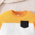 thumbnail image 6 of NOLDARES Toddler Baby Boy Fall Winter Clothes 2-Piece Graphic Print Long Sleeve Sweatshirt Tee Tops Pants Infant Outfits Clothing Set(Yellow,18-24 M), 6 of 7