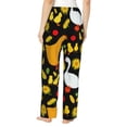 thumbnail image 3 of Balery Farm Goose print Women's Pajama Pants,Ultra Lightweight Pjs,Lounge Pant-Medium, 3 of 9