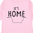 thumbnail image 4 of Inktastic It's Home- State of Iowa  Outline Distressed Text Boys or Girls Long Sleeve Toddler T-Shirt, 4 of 5