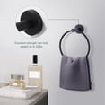 thumbnail image 6 of WOWOW 6-Piece Wall Mounted Bathroom Hardware Set in Black, 6 of 11