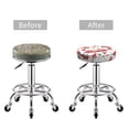thumbnail image 5 of Hirioo Fire Truck for Round Bar Stool Seat Covers Washable Stool Cushion Slipcover Elastic Bar Chair Covers for 12-14 Inch Chair-13 inch, 5 of 7