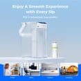 thumbnail image 2 of Waterdrop 98% Chloramine Reduction Electric Water Filter Pitcher, Rechargeable Water Dispenser, Instant 200-Gallon 15-Cup Countertop Purifier, NSF/AN, 2 of 9