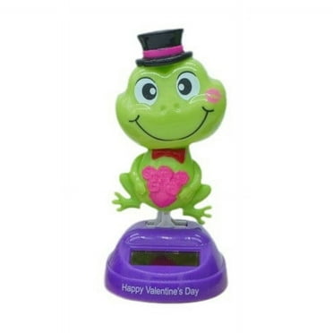 Solar Bobblehead Toy - Long-Lasting Frog Bobble Dancer Toy, Decorative Solar Energy Dashboard Figurine,Friendly Solar Dashboard Shaking Toy, Solar Dancing Dashboard Ornament for Office