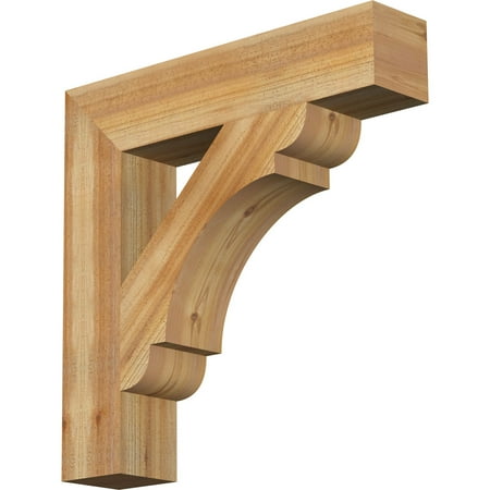 

6 W x 30 D x 30 H Olympic Block Rough Sawn Bracket Western Red Cedar