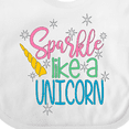 thumbnail image 4 of Inktastic Sparkle Like a Unicorn Boys or Girls Baby Bib, 4 of 4