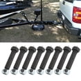 thumbnail image 4 of Trailer Spring Shackle Bolt, Spring Shackle Bolt Compact Structure Fine Workmanship with Locknut for 2000 3500 5200 6000 7000 Axles, 4 of 7